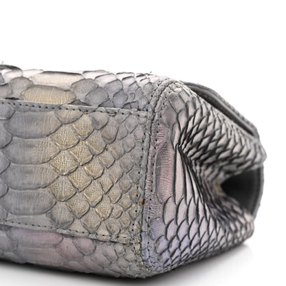 Chanel Snakeskin Iridescent Soho Medium Flap Grey 10 of 11
