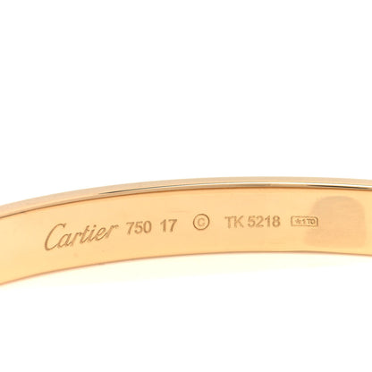 Cartier 18K Yellow Gold LOVE Bracelet 17 3 of 4