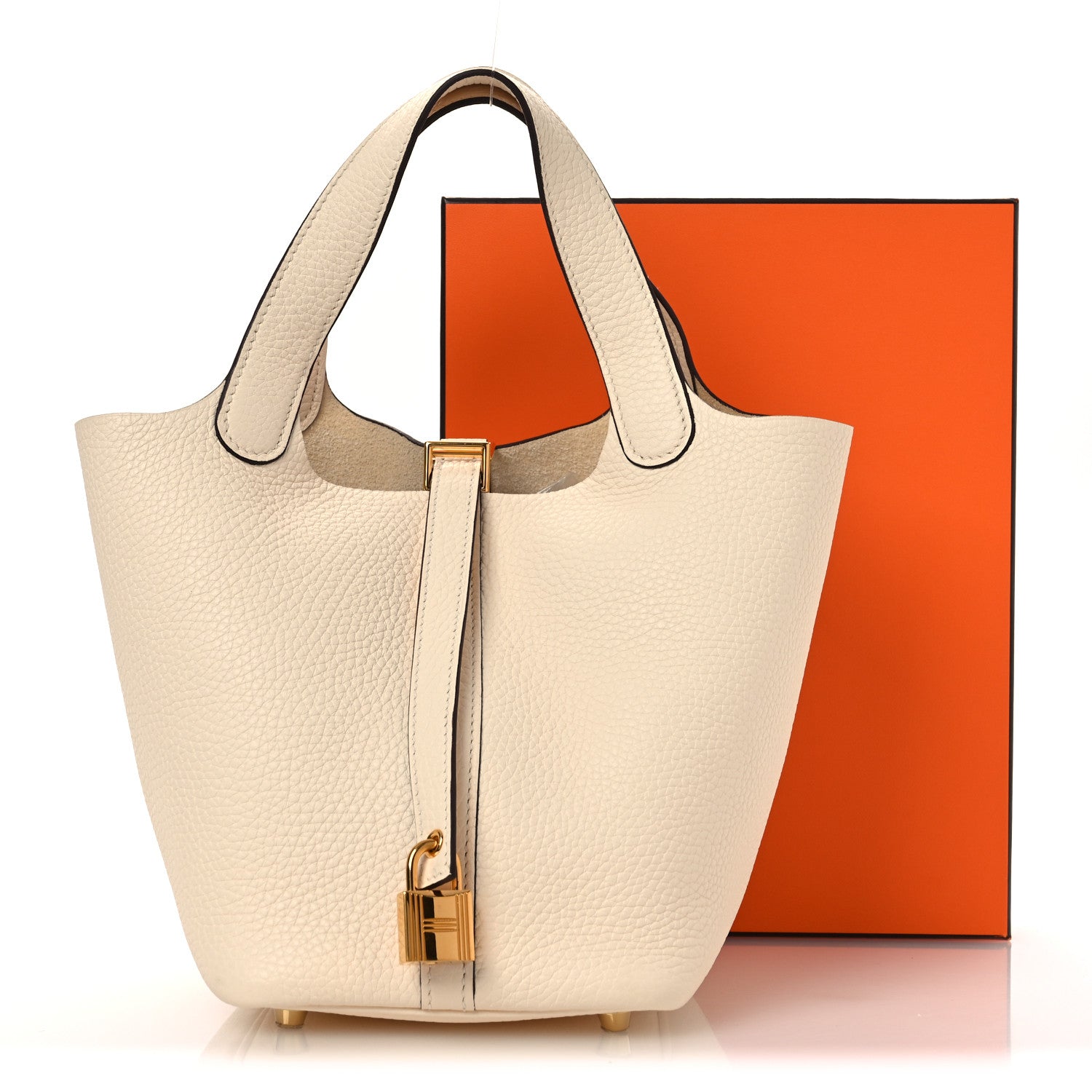 Hermes Taurillon Clemence Picotin Lock 18 PM Nata 11 of 11