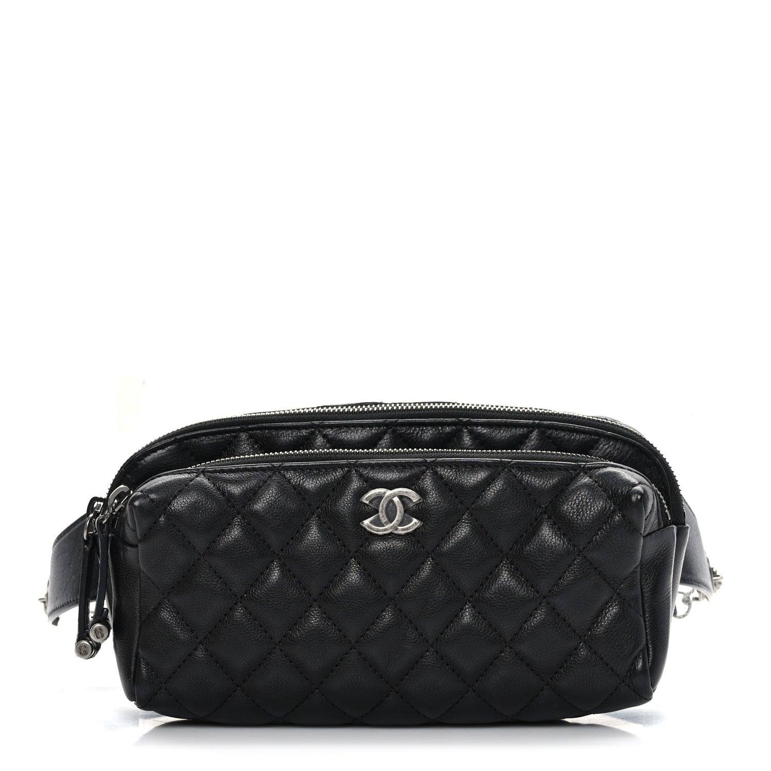 Chanel Calfskin Quilted Waist Bag Black 1 of 9