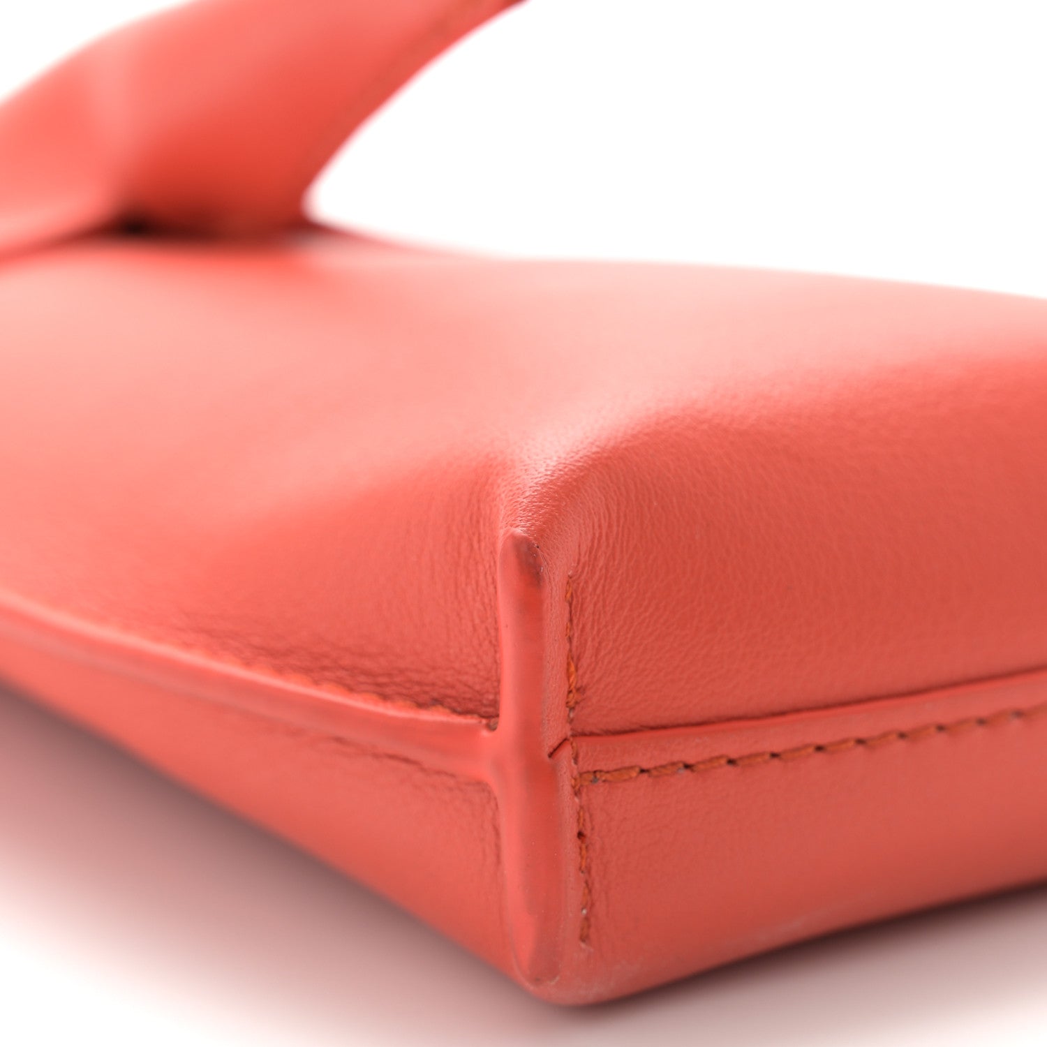 Loewe Calfskin Elephant Pouch Crossbody Bag Vermillion 9 of 10