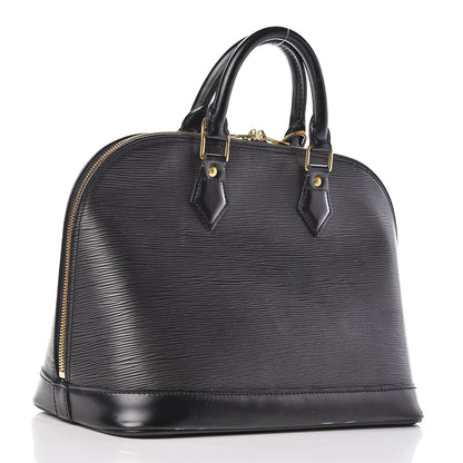 Louis Vuitton Epi Alma PM Black 3 of 18