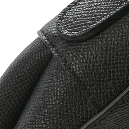 Christian Dior Grained Calfskin Saddle Bag Black 12 of 12
