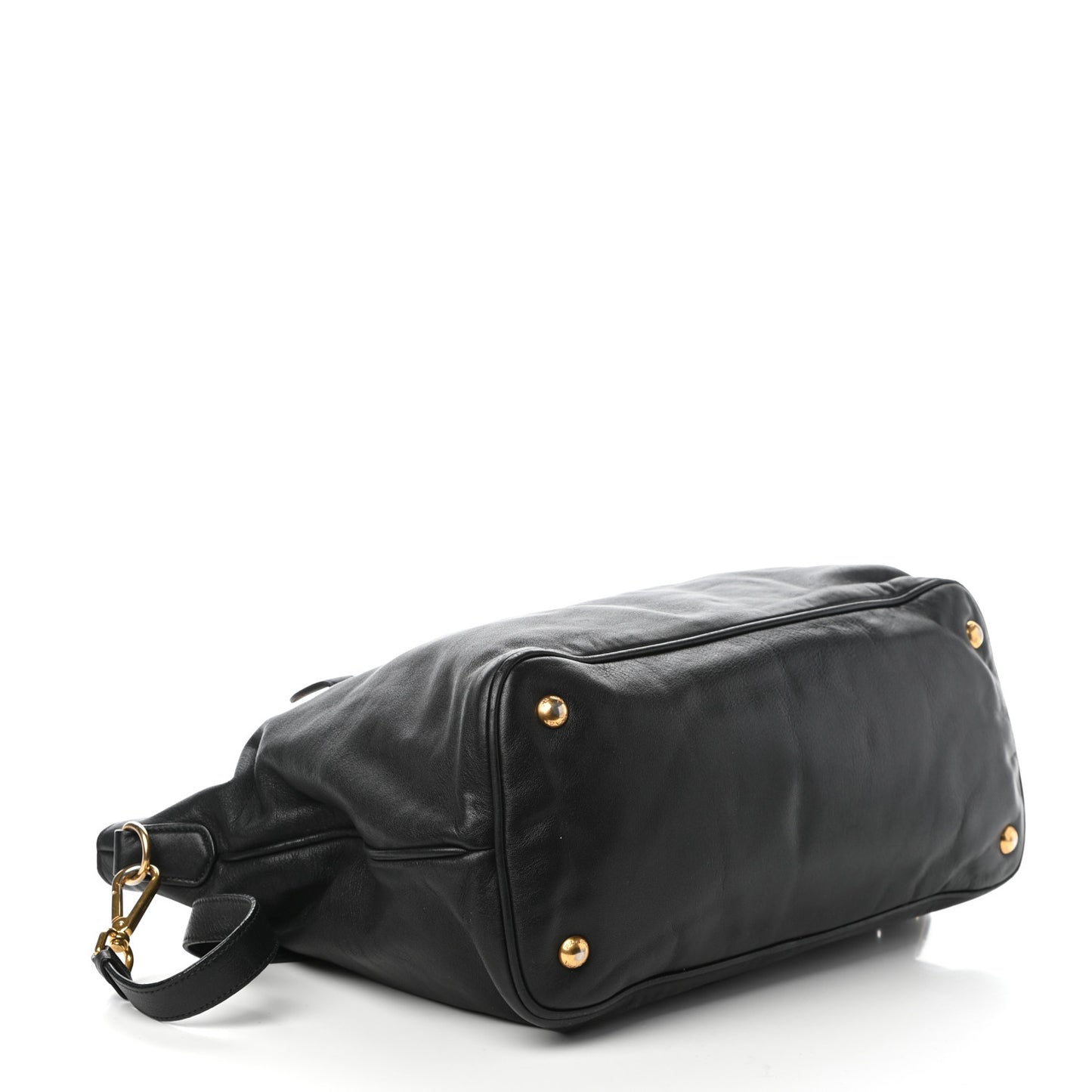 Soft Calfskin Shopping Tote Black