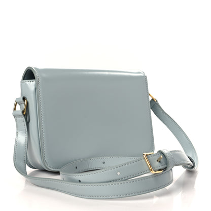 Celine Shiny Calfskin Teen Triomphe Blue Gray 3 of 9