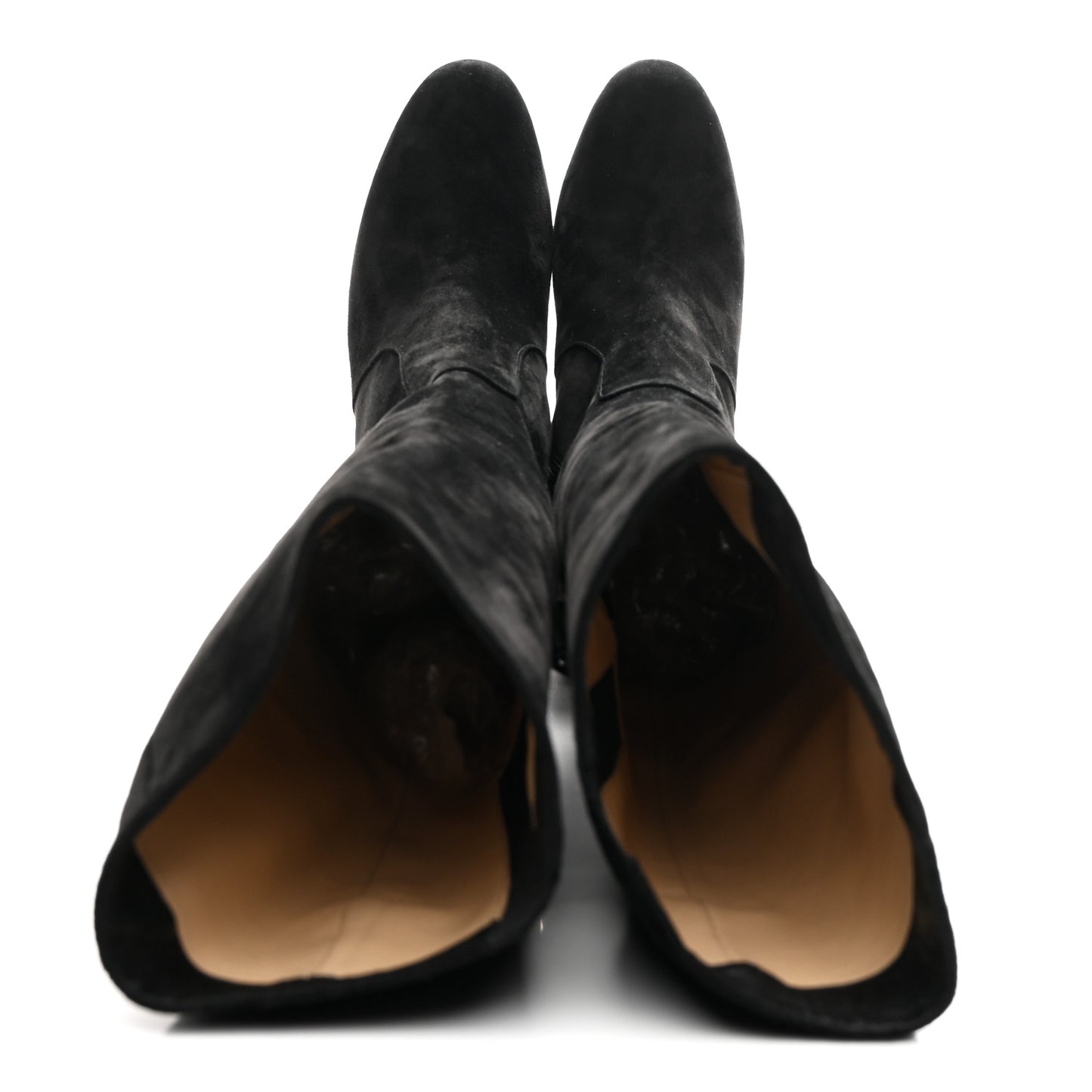 Suede Calfskin Cavalika 85 Boots 41 Black
