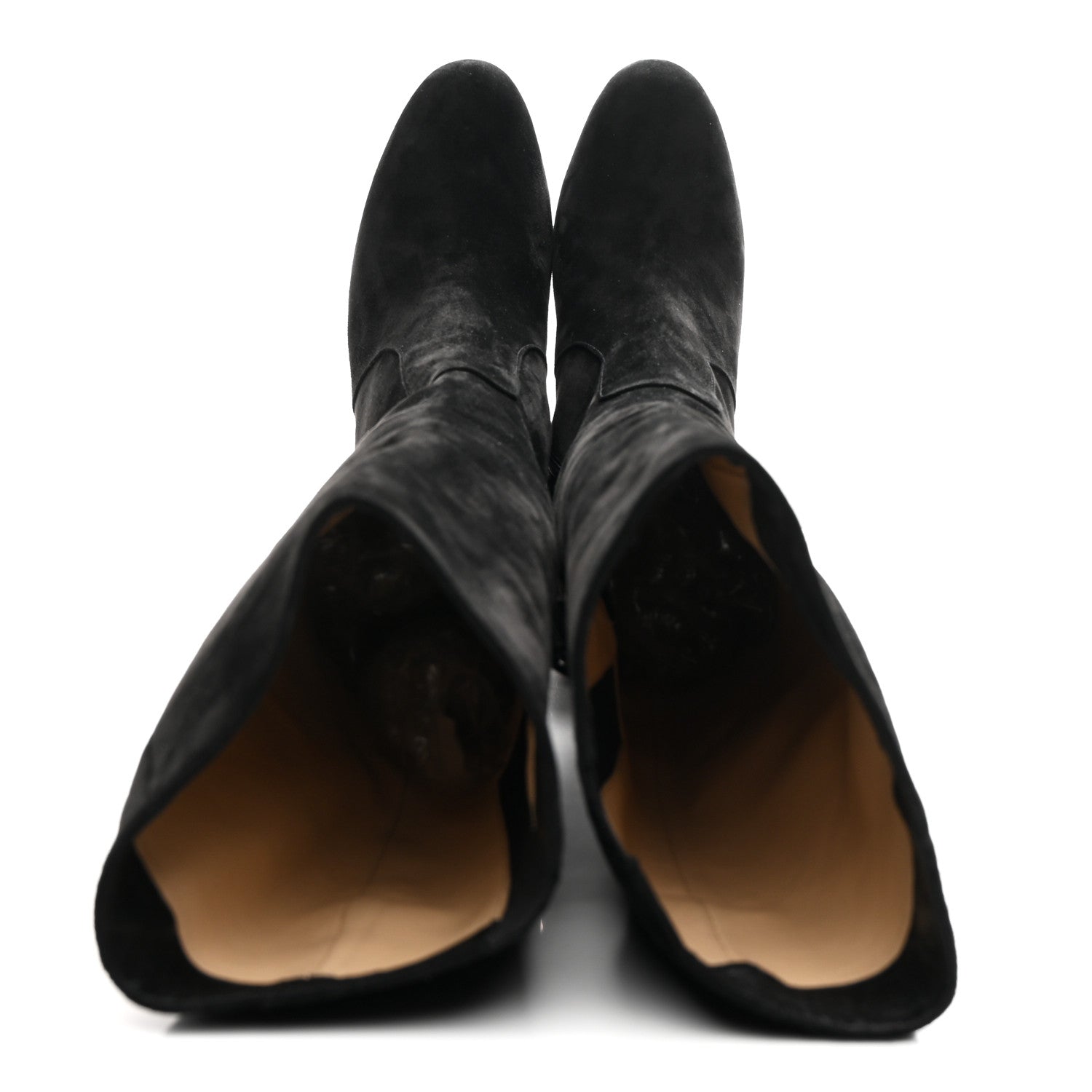 Christian Louboutin Suede Calfskin Cavalika 85 Boots 41 Black 2 of 9