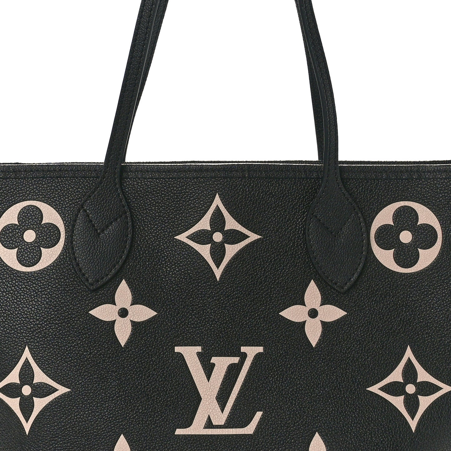 Empreinte Monogram Giant Neverfull MM Black Beige