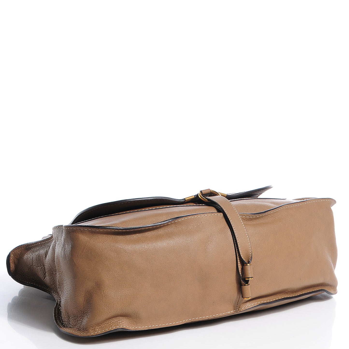 Calfskin Large Marcie Satchel Nut