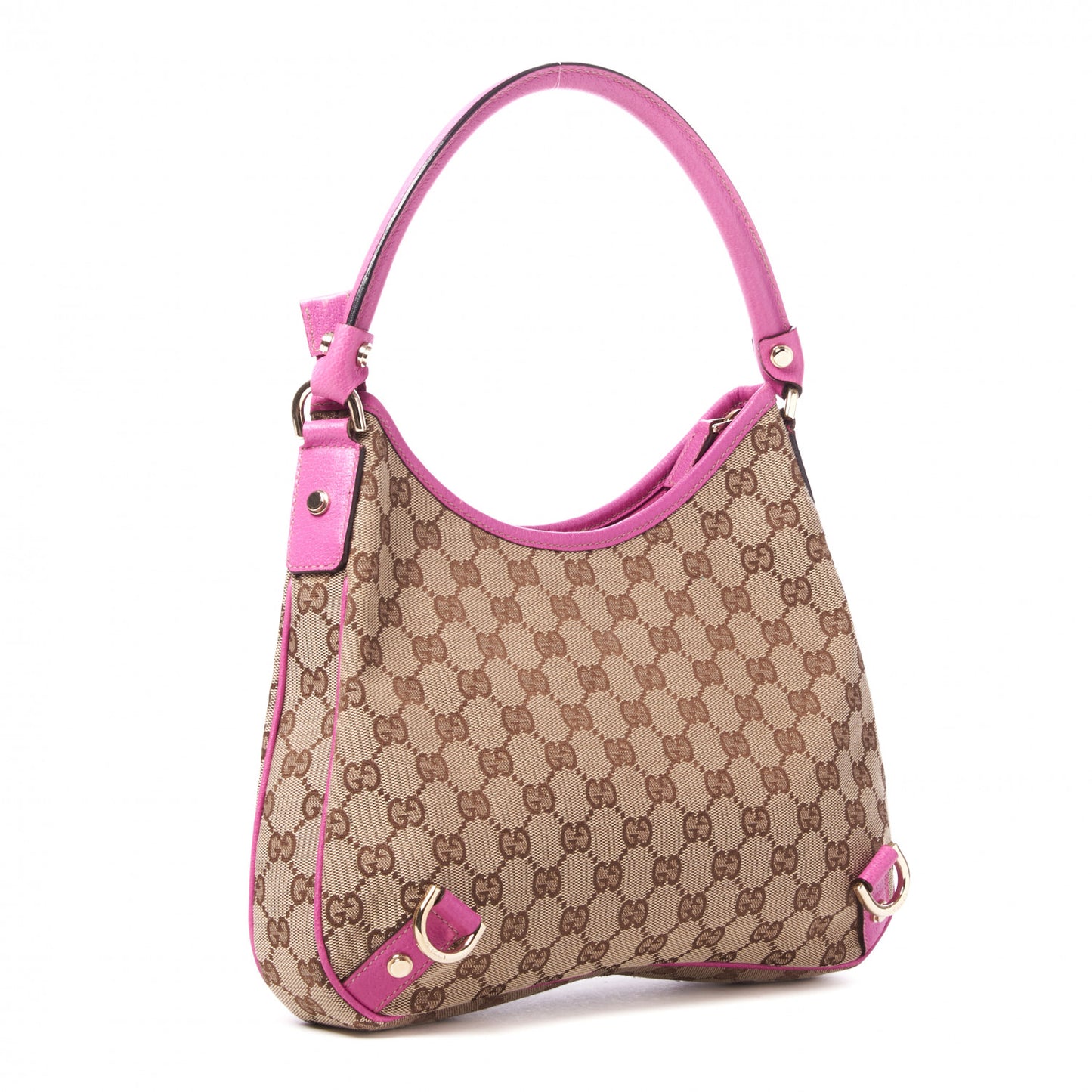 Monogram Medium Abbey D Ring Hobo Pink