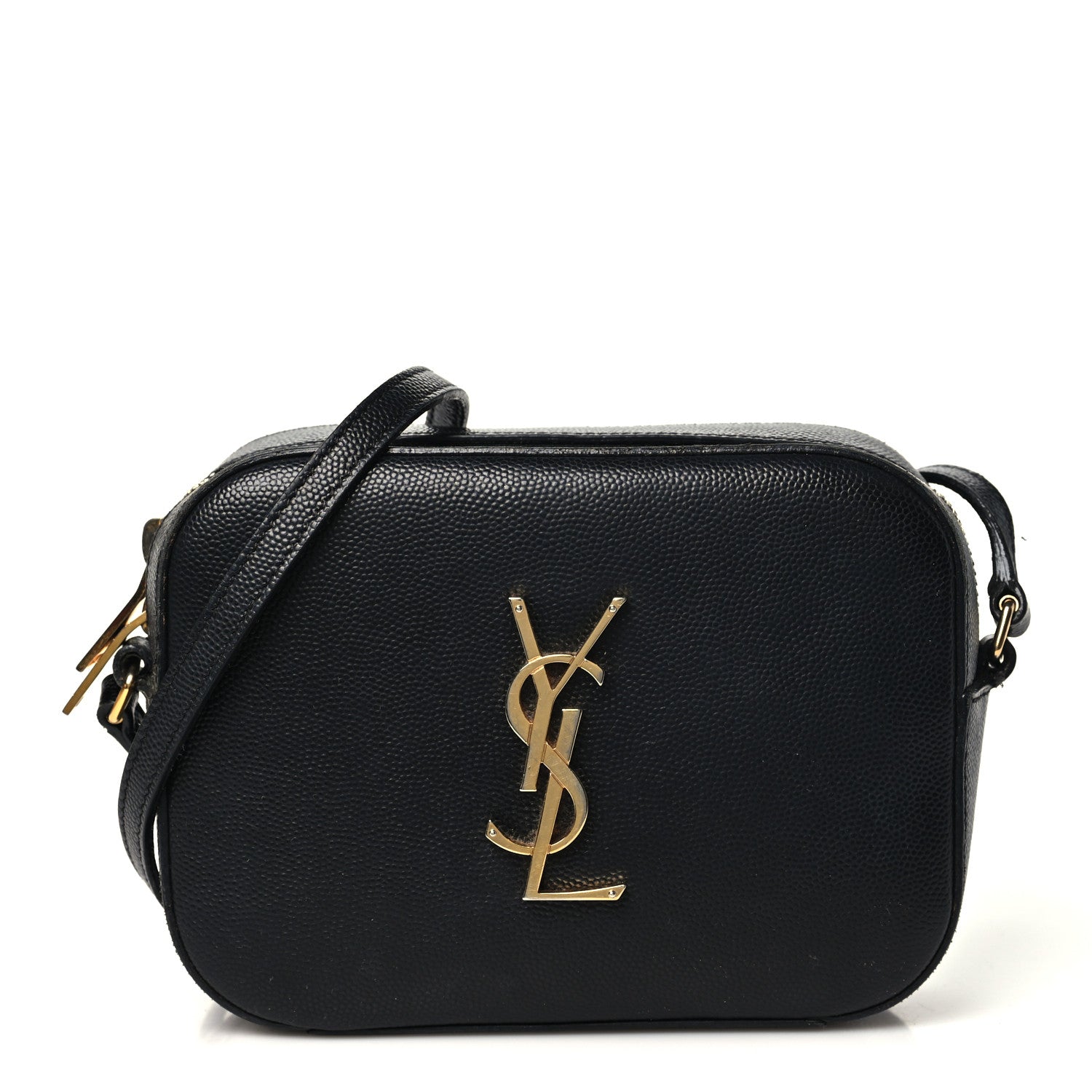 Saint Laurent Grain De Poudre Small Classic Monogram Camera Bag Black 1 of 11