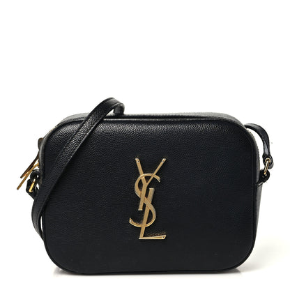 Saint Laurent Grain De Poudre Small Classic Monogram Camera Bag Black 1 of 11