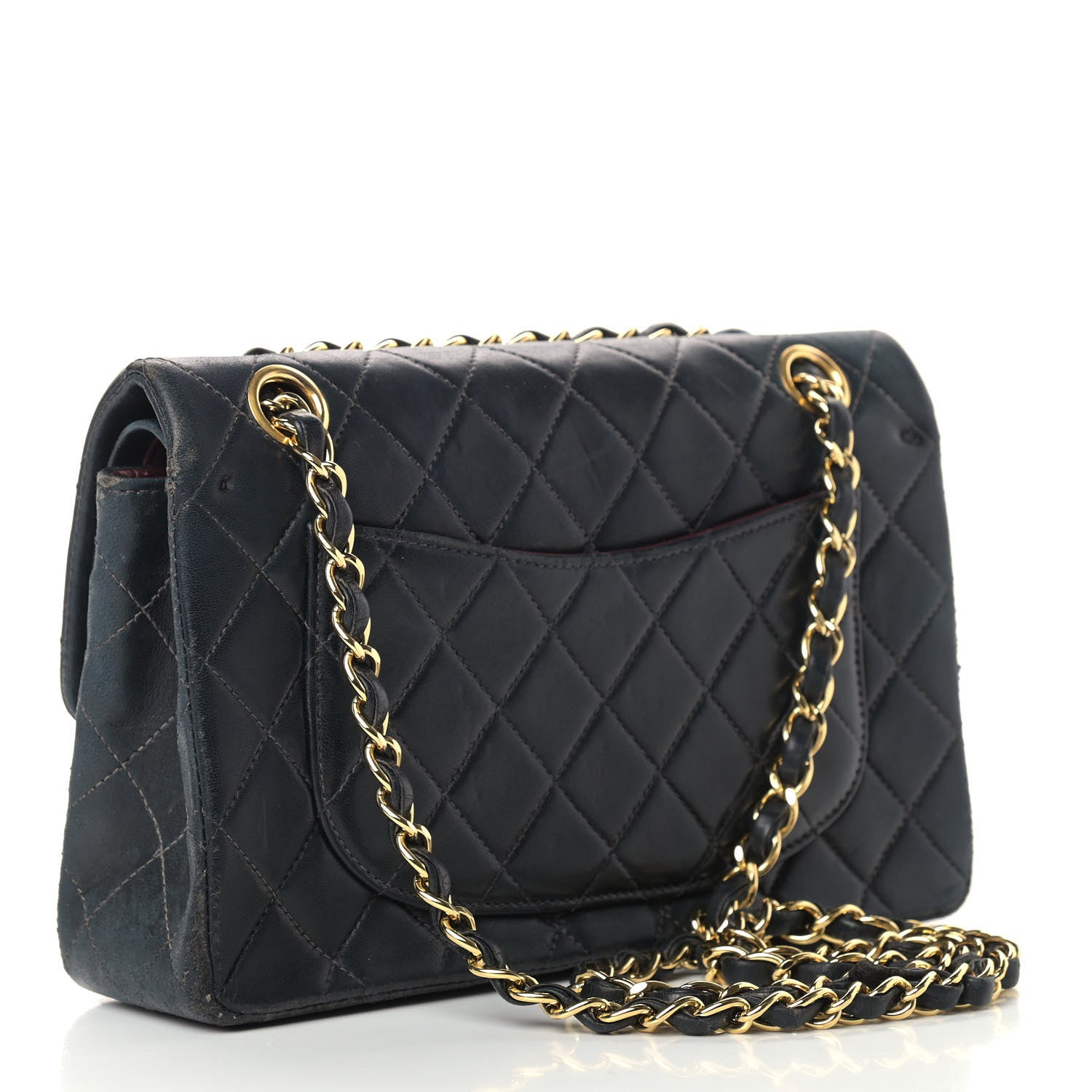 Chanel Lambskin Quilted Small Double Flap Black 3 of 20