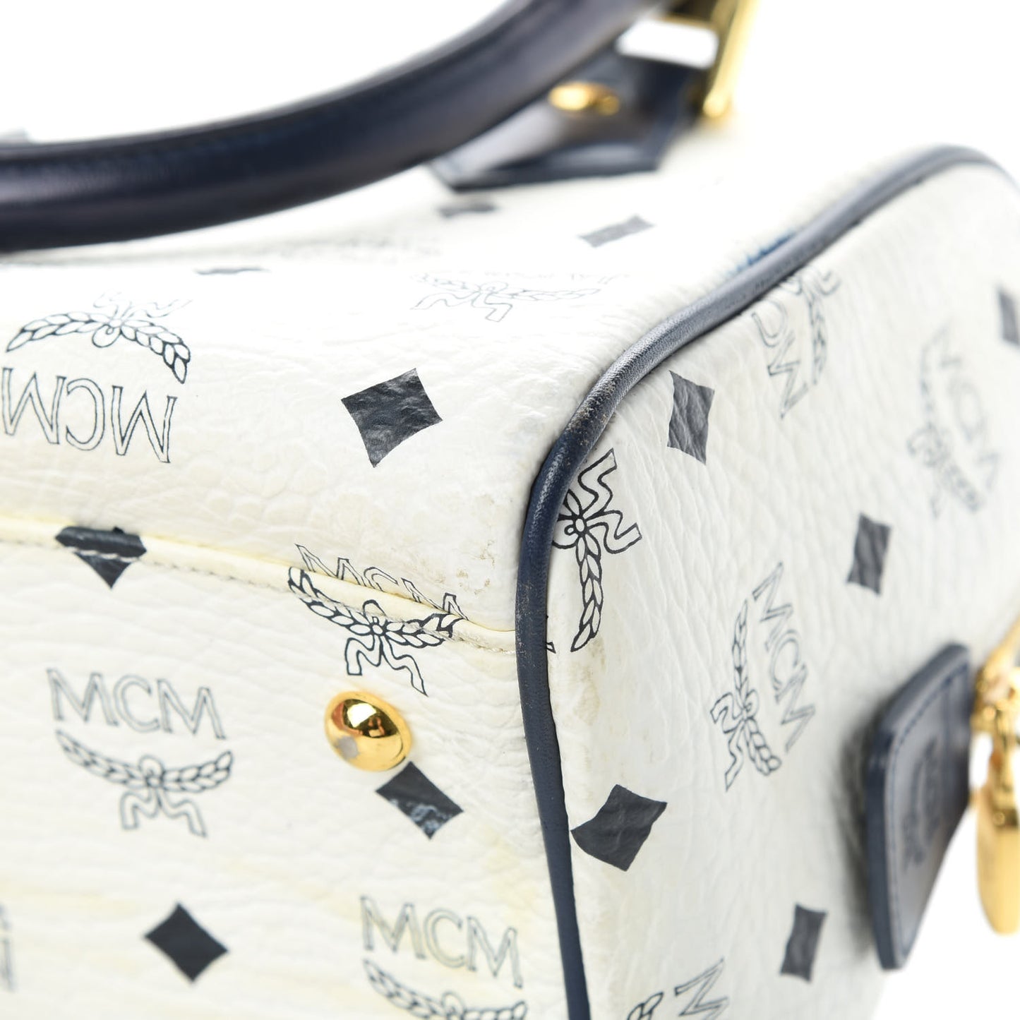Visetos Boston Satchel White