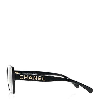 Chanel Acetate Square Sunglasses 5408-A Black 3 of 8