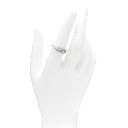 Messika 18K White Gold Diamond Move Uno Pave Ring 55 7.25 2 of 4
