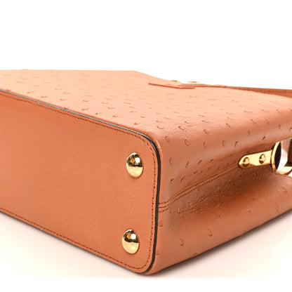 Louis Vuitton Ostrich Capucines BB Cognac 9 of 10