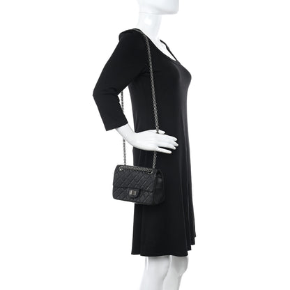 Chanel Aged Calfskin Quilted 2.55 Reissue Mini Flap Black 2 of 11