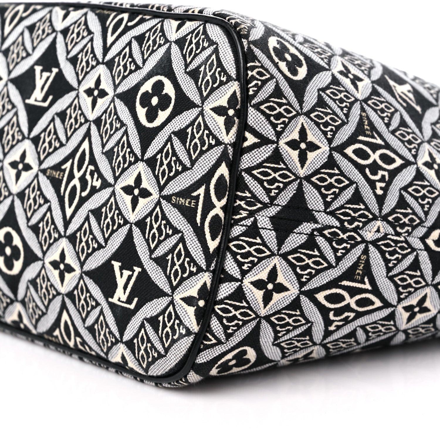 Louis Vuitton Jacquard Since 1854 Neverfull MM Grey 10 of 11