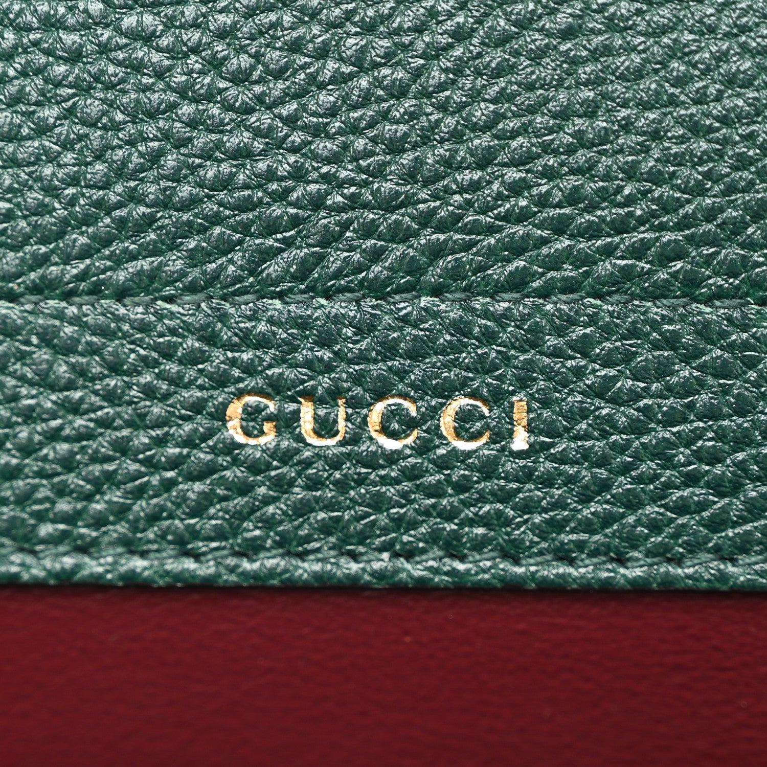 Gucci Grainy Calfskin Small Zumi Top Handle Bag Vintage Green 6 of 11