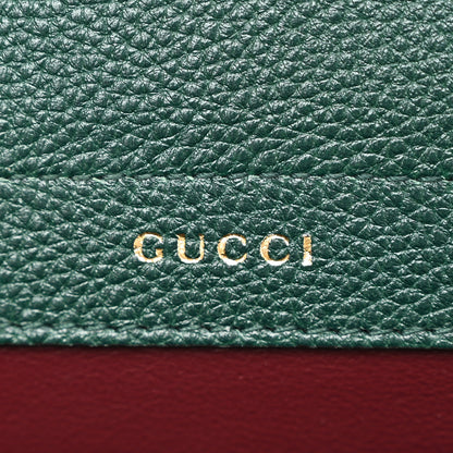 Gucci Grainy Calfskin Small Zumi Top Handle Bag Vintage Green 6 of 11