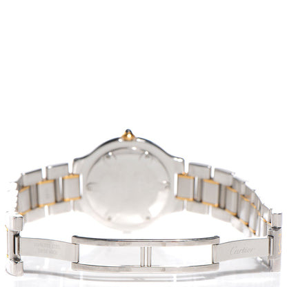 Cartier Stainless Steel 18K Yellow Gold 31mm Must De 21 Quartz Watch 5 of 10