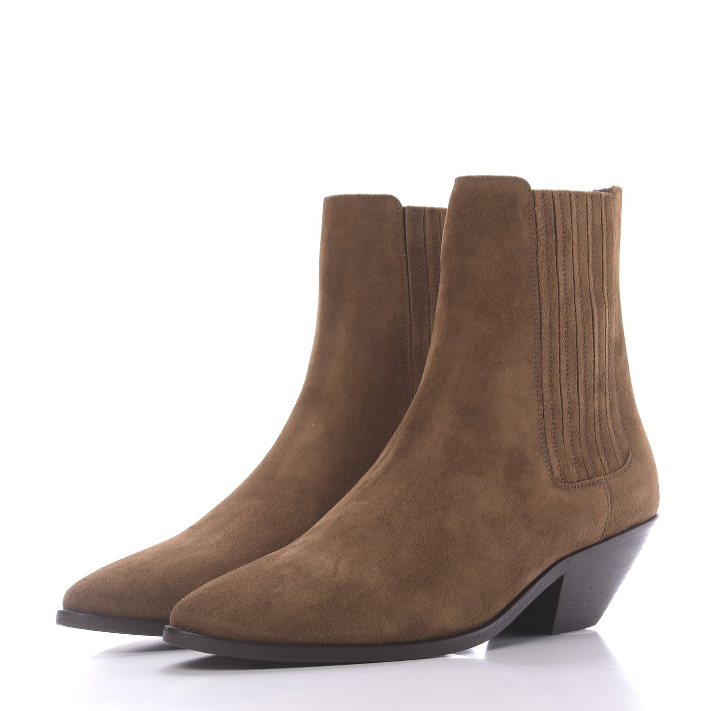 Suede Brit Souple Ankle Boots 39 Brown
