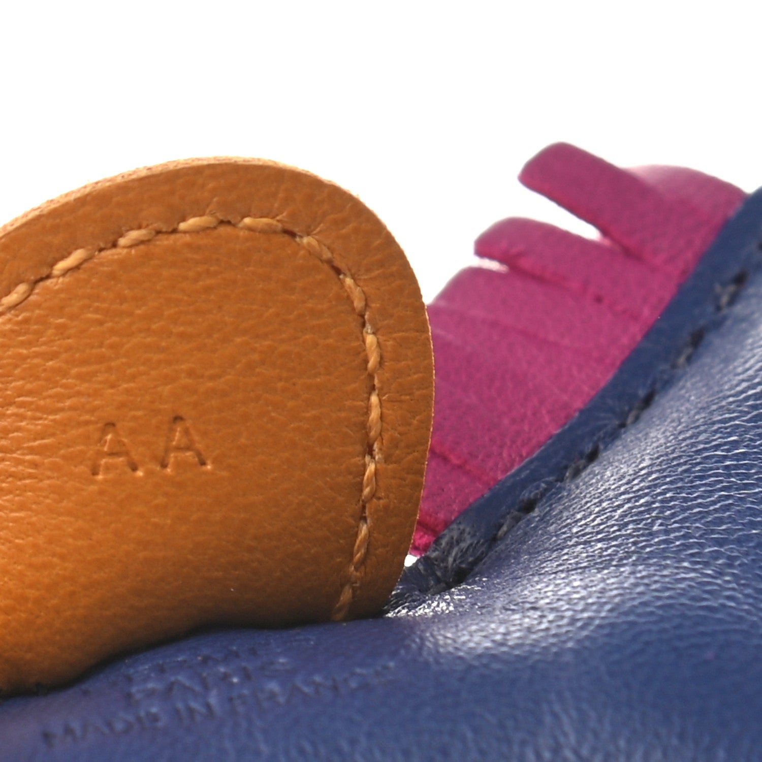 Hermes Milo Lambskin Grigri Rodeo Horse Bag Charm PM Bleu Saphir Rose Pourpre Bouton D'Or 3 of 4