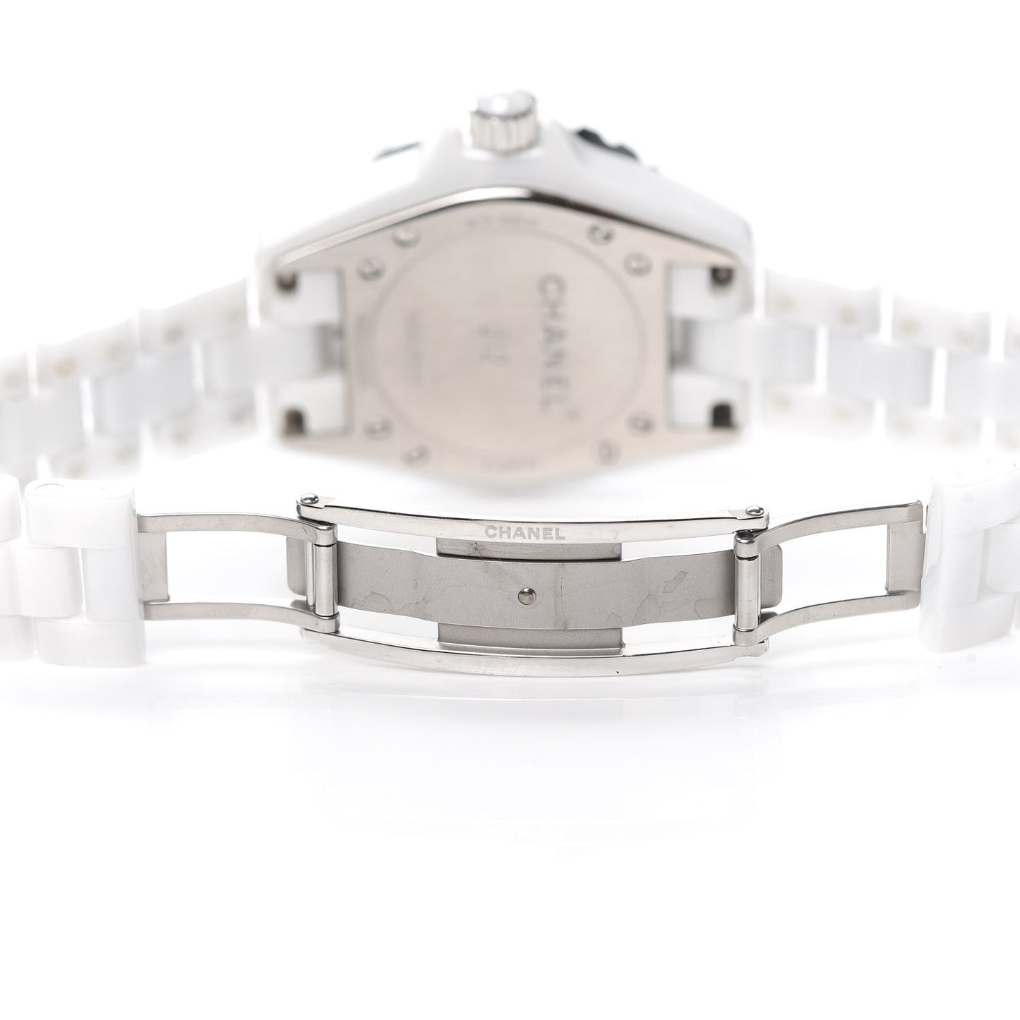 Stainless Steel Ceramic 33mm J12 Quartz Watch White