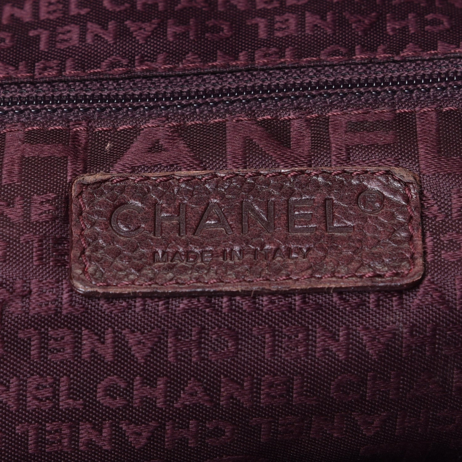 Chanel Caviar Square Stitched Tote Dark Brown 5 of 8