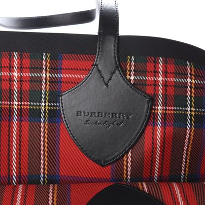 Burberry Vintage Check Medium The Giant Reversible Tote Antique Yellow Bright Red 9 of 9