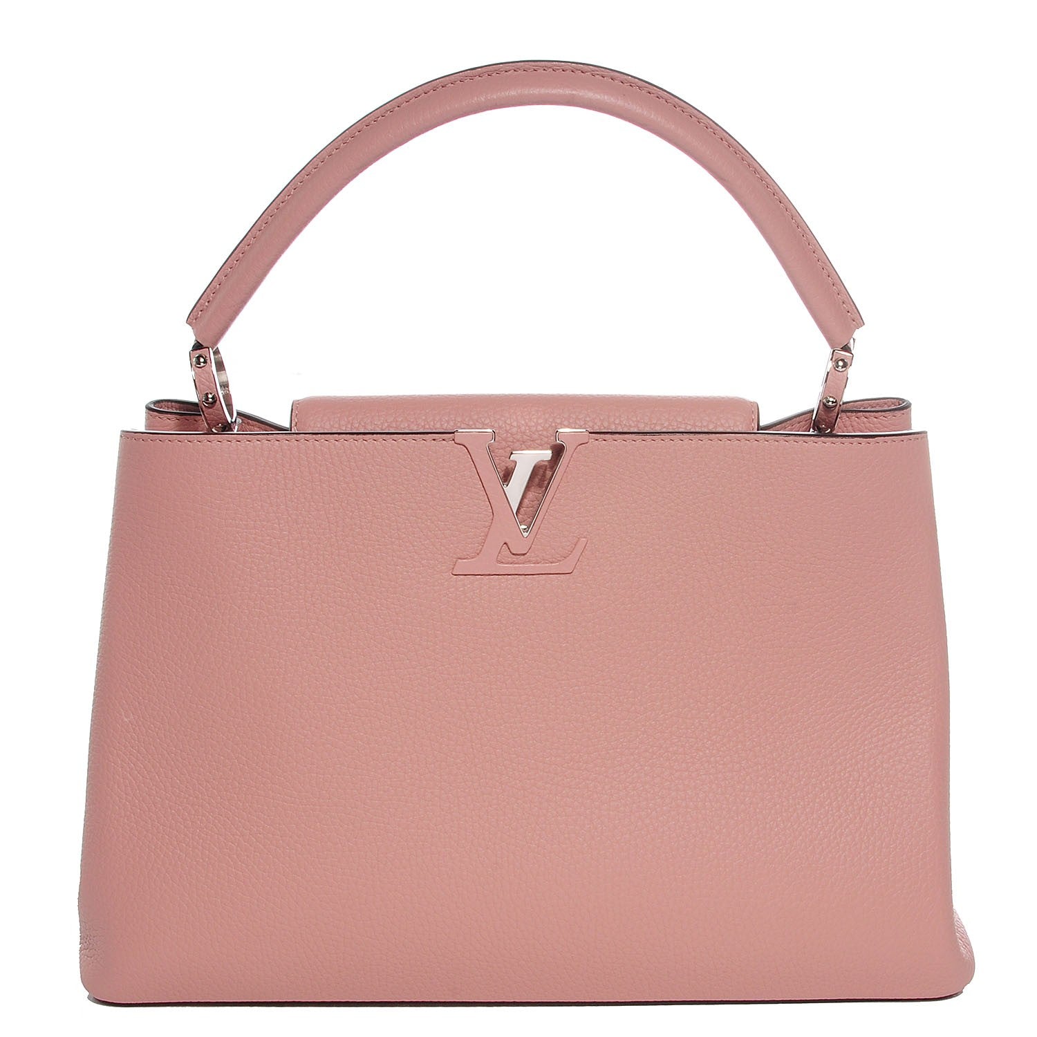 Louis Vuitton Taurillon Capucines MM Magnolia 1 of 7