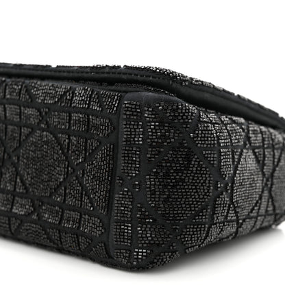 Christian Dior Calfskin Beaded Small Caro Bag Black 10 of 10