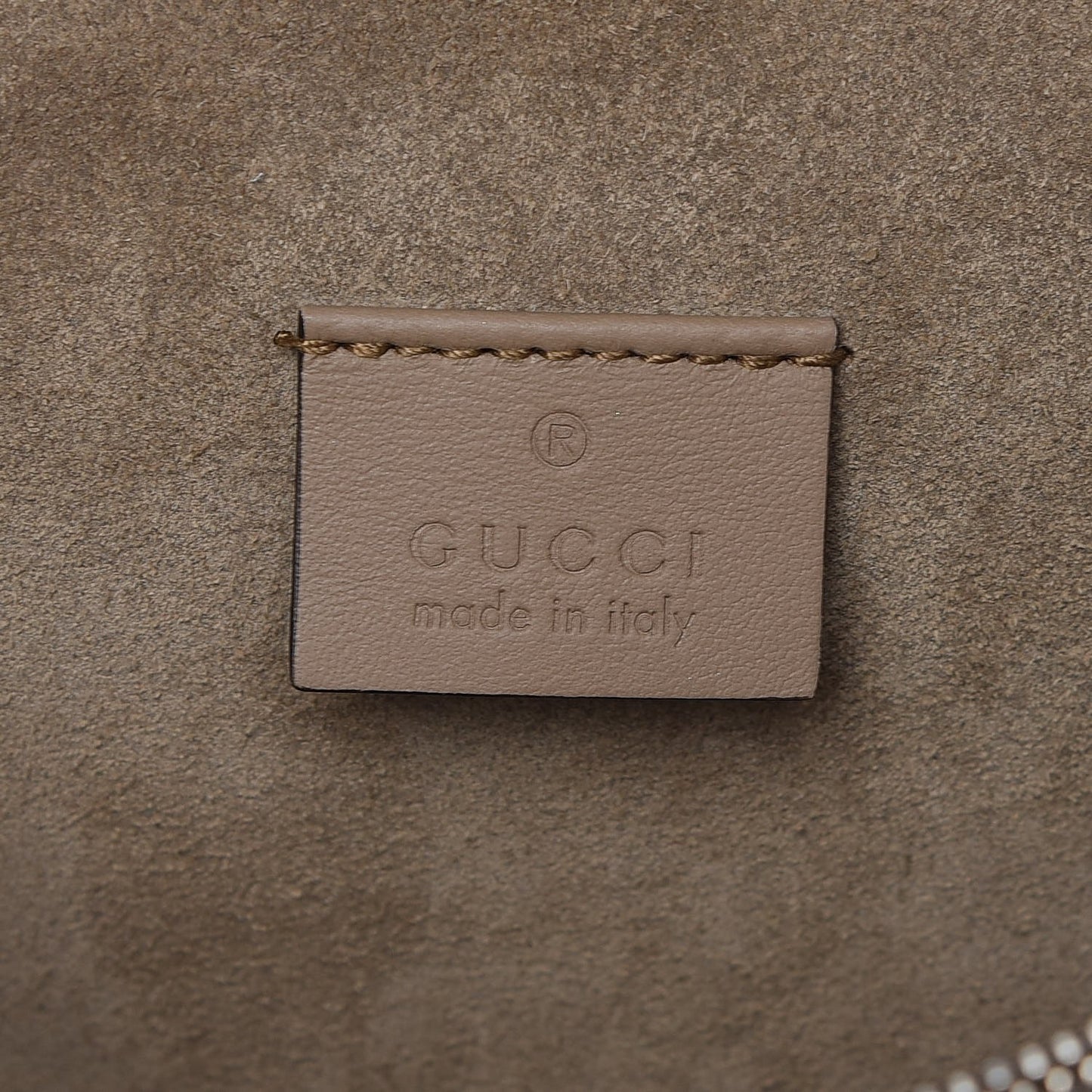 GG Supreme Monogram Small Dionysus Shoulder Bag Taupe
