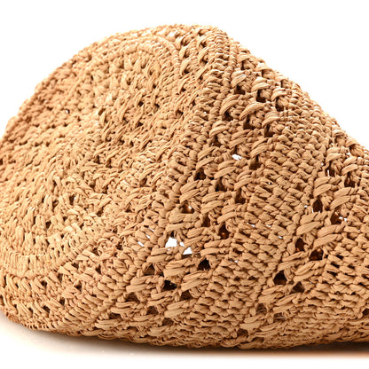 Saint Laurent Raffia Calfskin Small Panier Tote Naturel 10 of 11