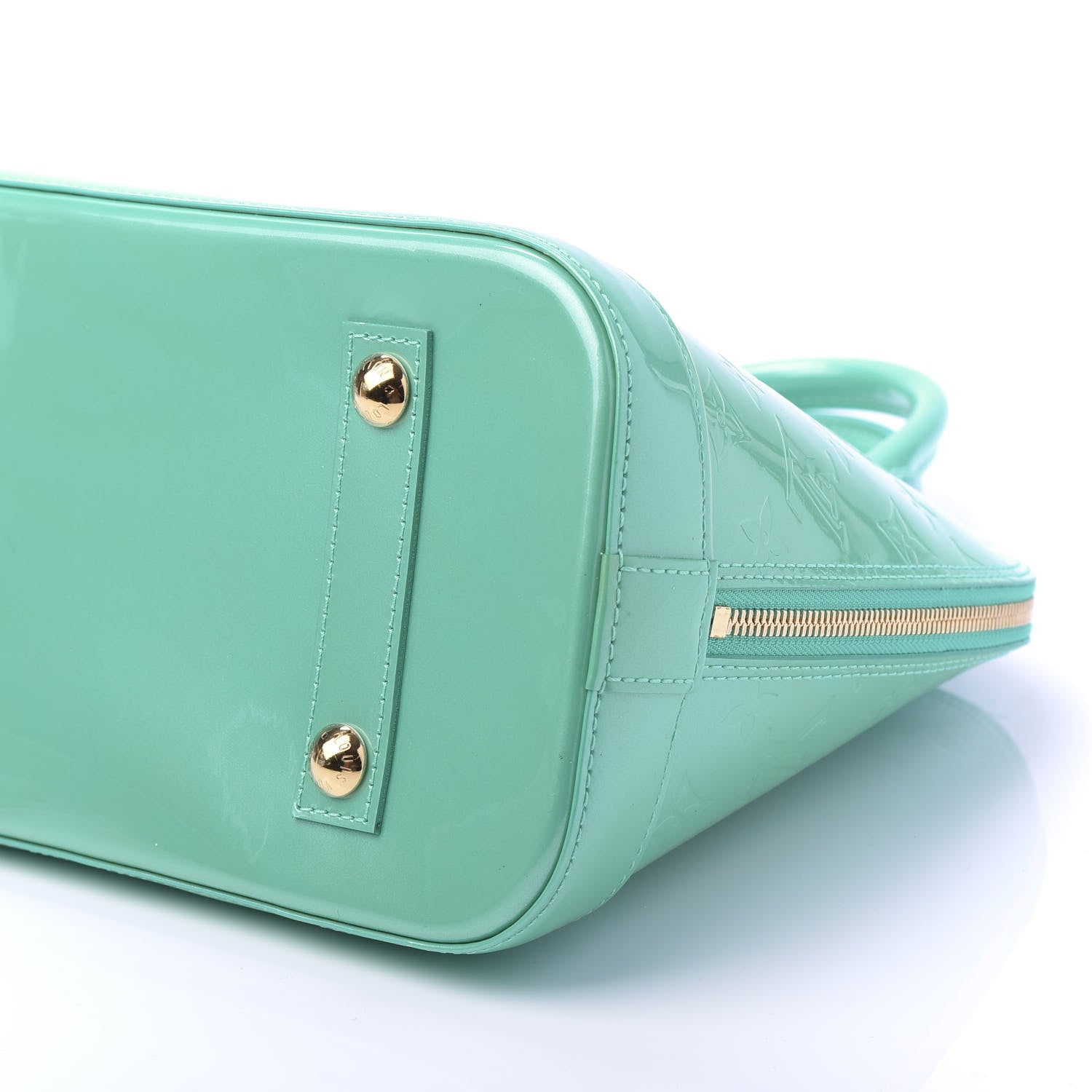 Louis Vuitton Vernis Alma PM Blue Lagon 7 of 9