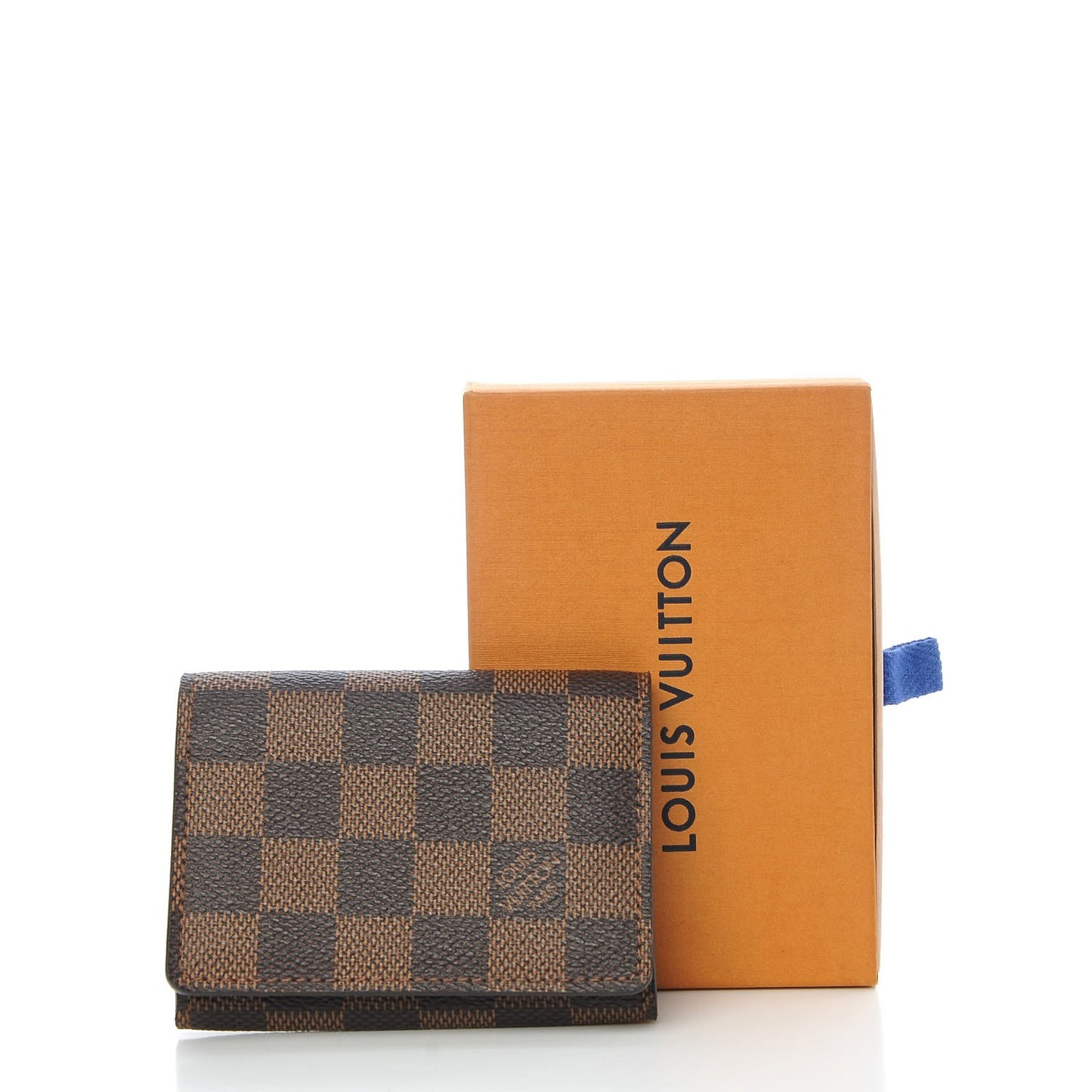 Damier Ebene Business Card Holder