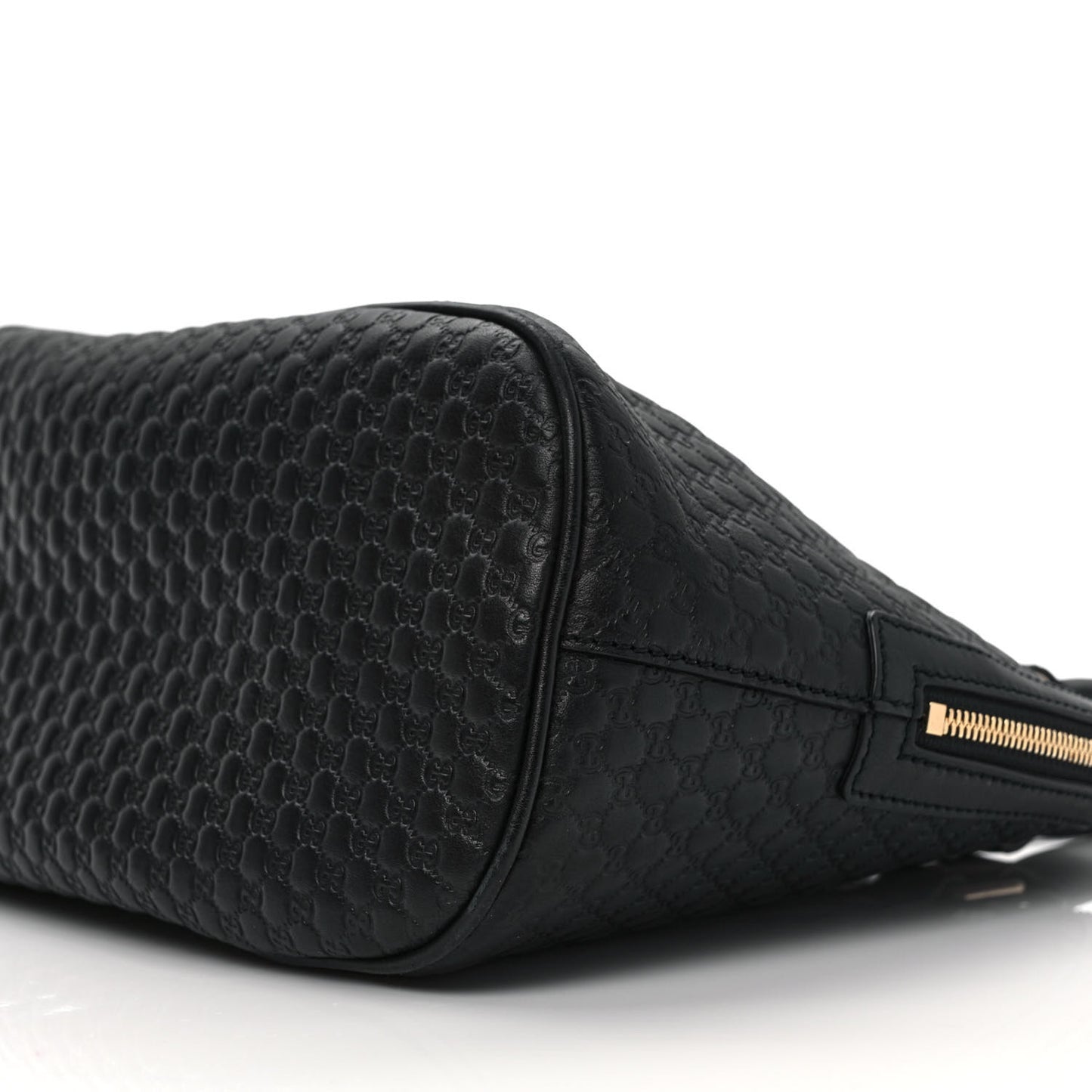 Microguccissima Medium Dome Bag Black