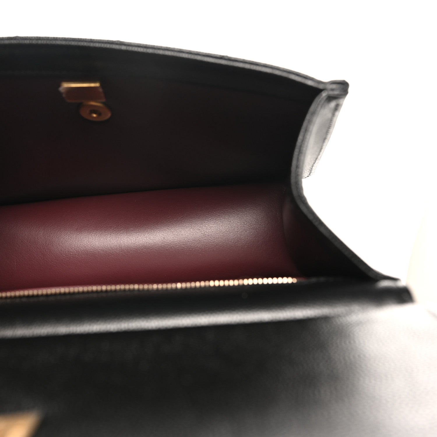 Chanel Caviar Quilted Chain Frame Flap Black 4 of 10