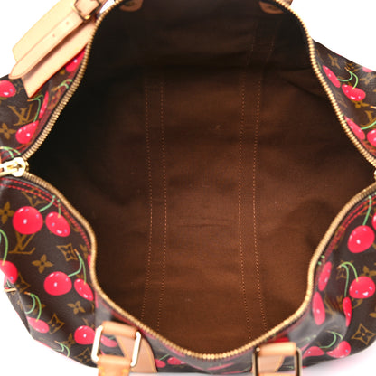 Louis Vuitton Monogram Cerises Keepall 45 9 of 28