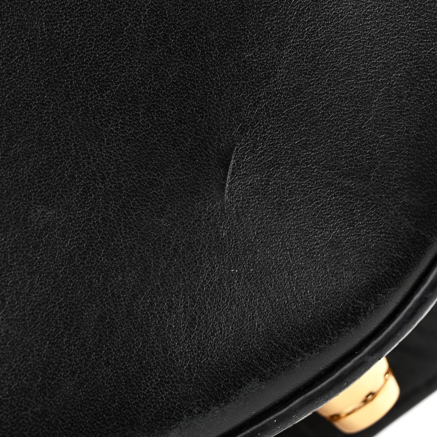 Calfskin Small Lia Sling Black Pale Gold Hardware