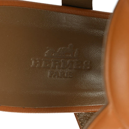 Hermes Nappa Bikini Sandals 41 Gold 7 of 8