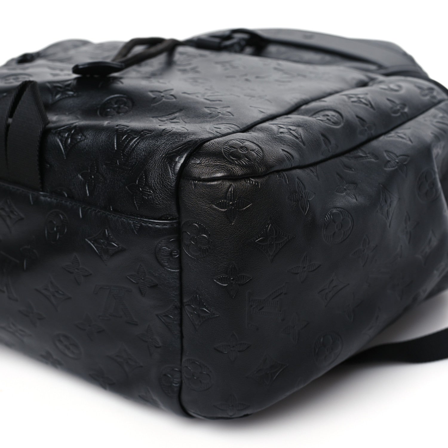 Louis Vuitton Calfskin Monogram Shadow Discovery Backpack Black 8 of 9
