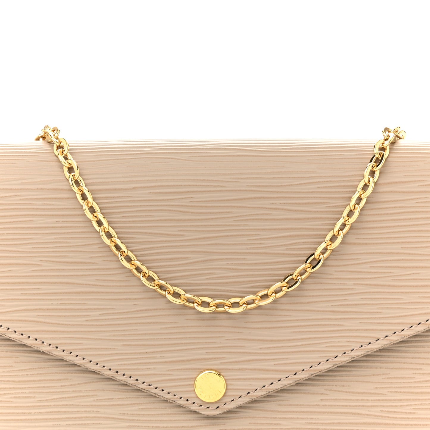 Epi Felicie Pochette Chain Wallet Galet