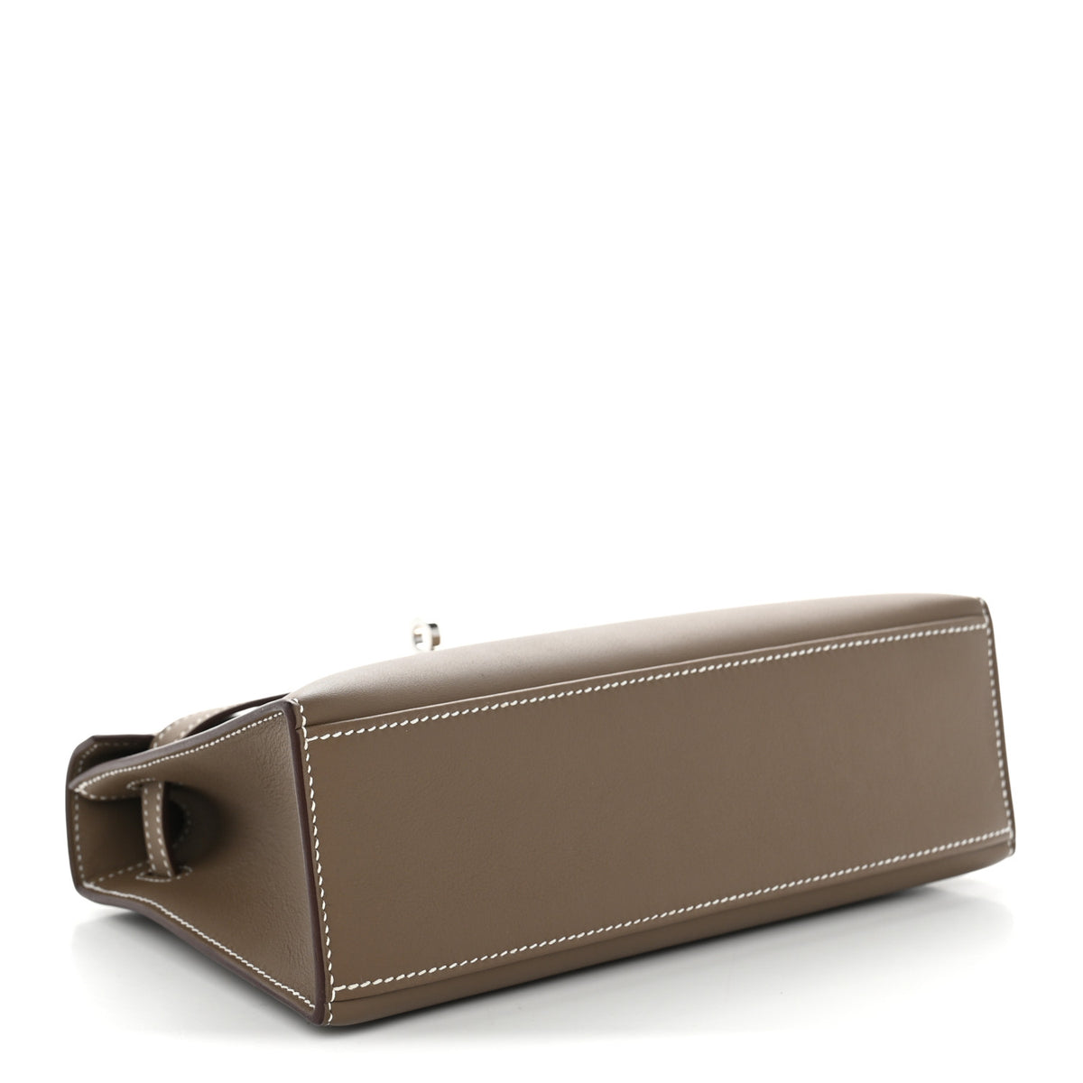 Hermes Swift Kelly Pochette Clutch Etoupe 4 of 9