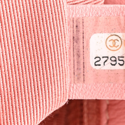 Chanel Tweed Mini Pearl Handle Flap Pink Beige Orange Ecru 7 of 10
