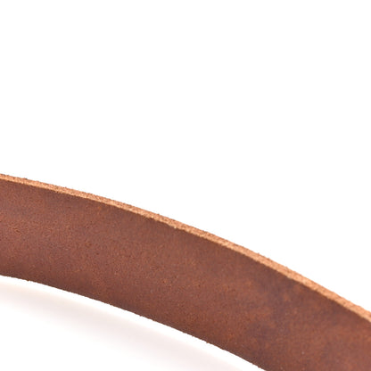 Gucci Cuoio Toscano Double G 40mm Belt 80 32 Cuir 5 of 5