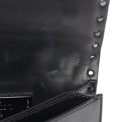 Valentino Garavani Nappa Small Rockstud Wristlet Clutch Black 8 of 9