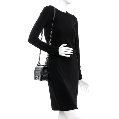 Chanel Calfskin Quilted Small Boy Flap Black 2 of 7