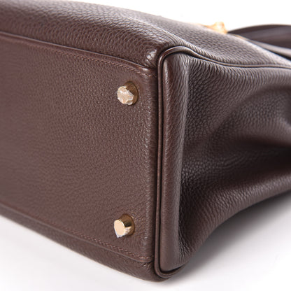 Hermes Togo Kelly Retourne 32 Chocolate 13 of 13